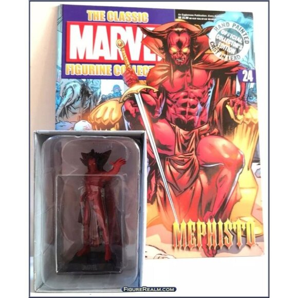 Eaglemoss 1:16 Classic Marvel Figurine w/Book: Mephisto #24 - Picture 1 of 1
